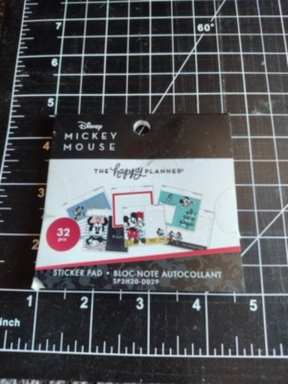 Happy Planner DISNEY Mickey Mouse Mini Sticker Pad 32 pcs.- NEW